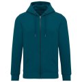 Heren Hooded Sweater Full Zip Native Spirit NS402 Peacock Green